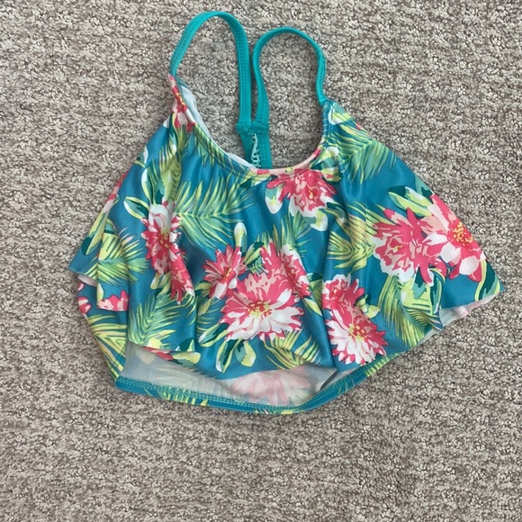 Bikini Set Tropical Hawaiian Print for Girls Size Large 10-12 - Picture 4 of 9